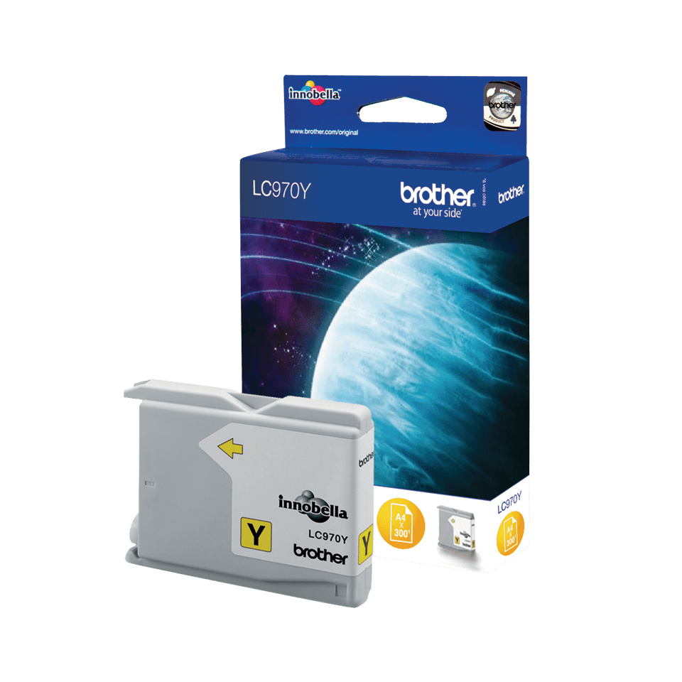 Genuine Brother LC970Y Ink Cartridge – Yellow